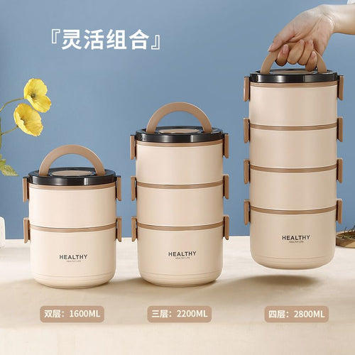 Wholesale 304 Stainless Steel Bento Lunch Box, Bento Style Food Box