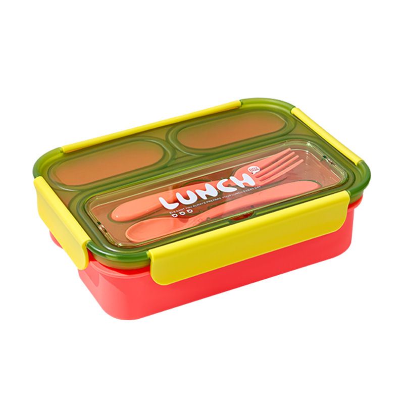 Fiambrera Bento de PP de Grado Alimenticio al por Mayor, para Niños y Estudiantes