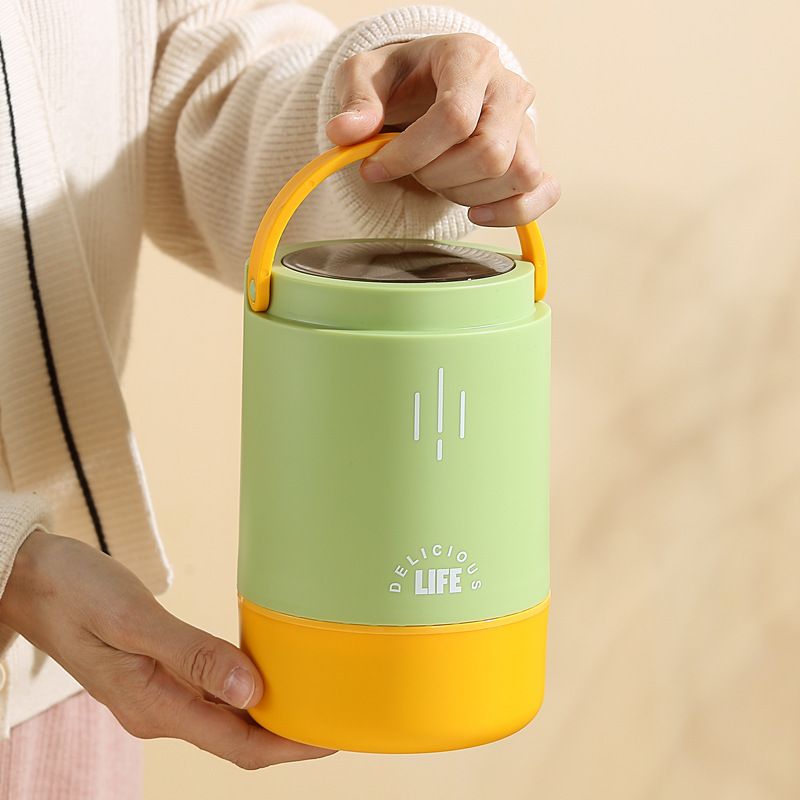 Student Fresh 304 Stainless Steel Multi-Layer Lunch Box Office Worker Portable Bucket Lunch Bento Box with Lid Tableware