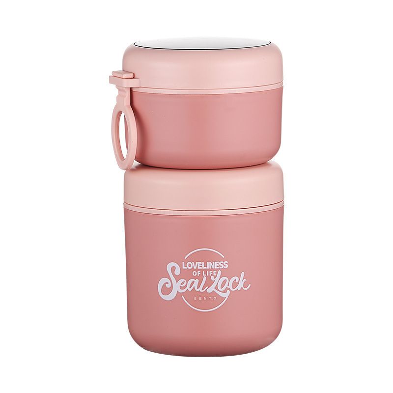Office Worker Portable 304 Stainless Steel Large Capacity Multi-Layer Soup Cup and Porridge Jar Student Oatmeal Cup Milk Cup