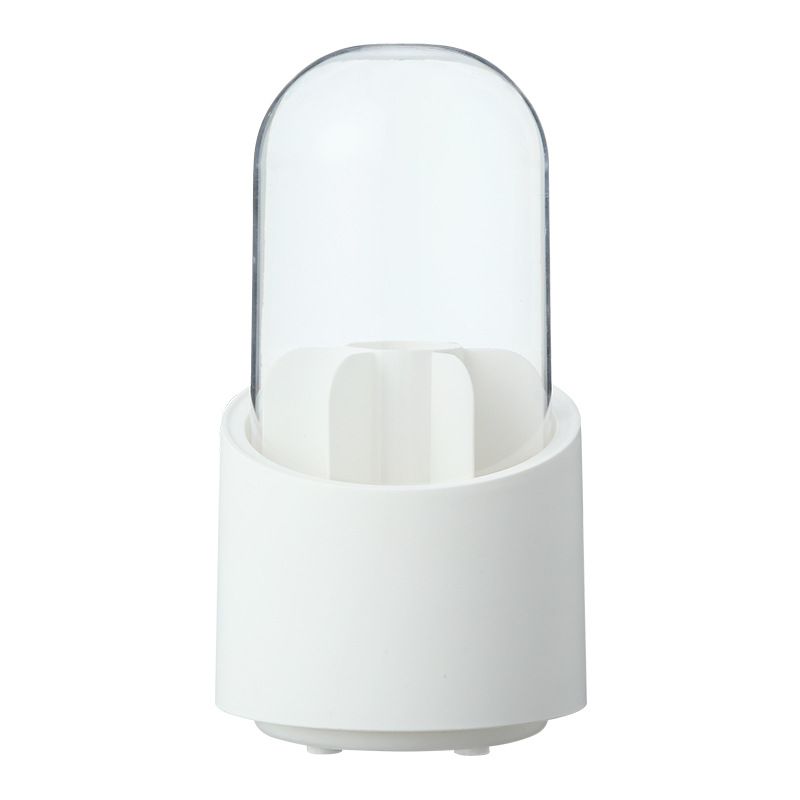 Girls Dorm Desktop with Lid Makeup Brush Lipstick Compartment Storage Household Rotating Storage Storage Box