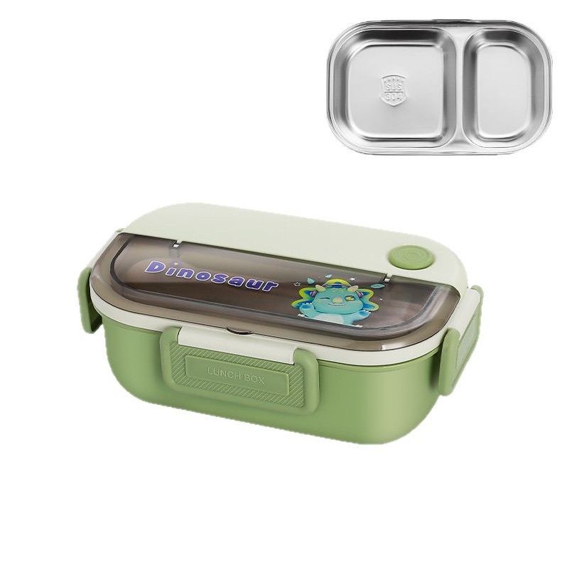 Fiambrera Bento de Acero Inoxidable 304 al por Mayor, para Niños y Estudiantes