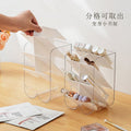Student Dorm Desktop Pen Holder Storage Box Slanted Insert Pen Stand Office Document Storage Organizer Box