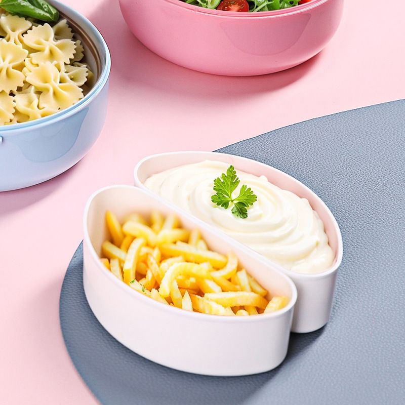 Fiambrera Bento de acero inoxidable al por mayor, recipiente portátil a prueba de fugas para el almuerzo