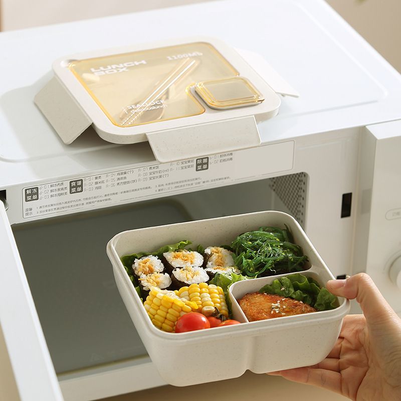 Fiambrera Bento al por mayor, fiambrera Bento estilo japonés apta para microondas