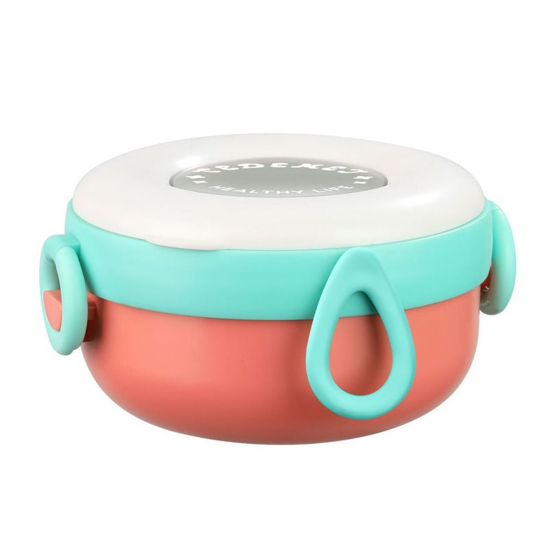 Kids Round 304 Stainless Steel Baby Food Bowl Set Baby Baby and Infant Feeding Tableware INS Lunch Box Bento Box