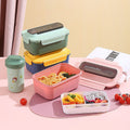 Fiambrera Bento de Acero Inoxidable 304 al por Mayor, Fiambrera Bento Apta para Microondas