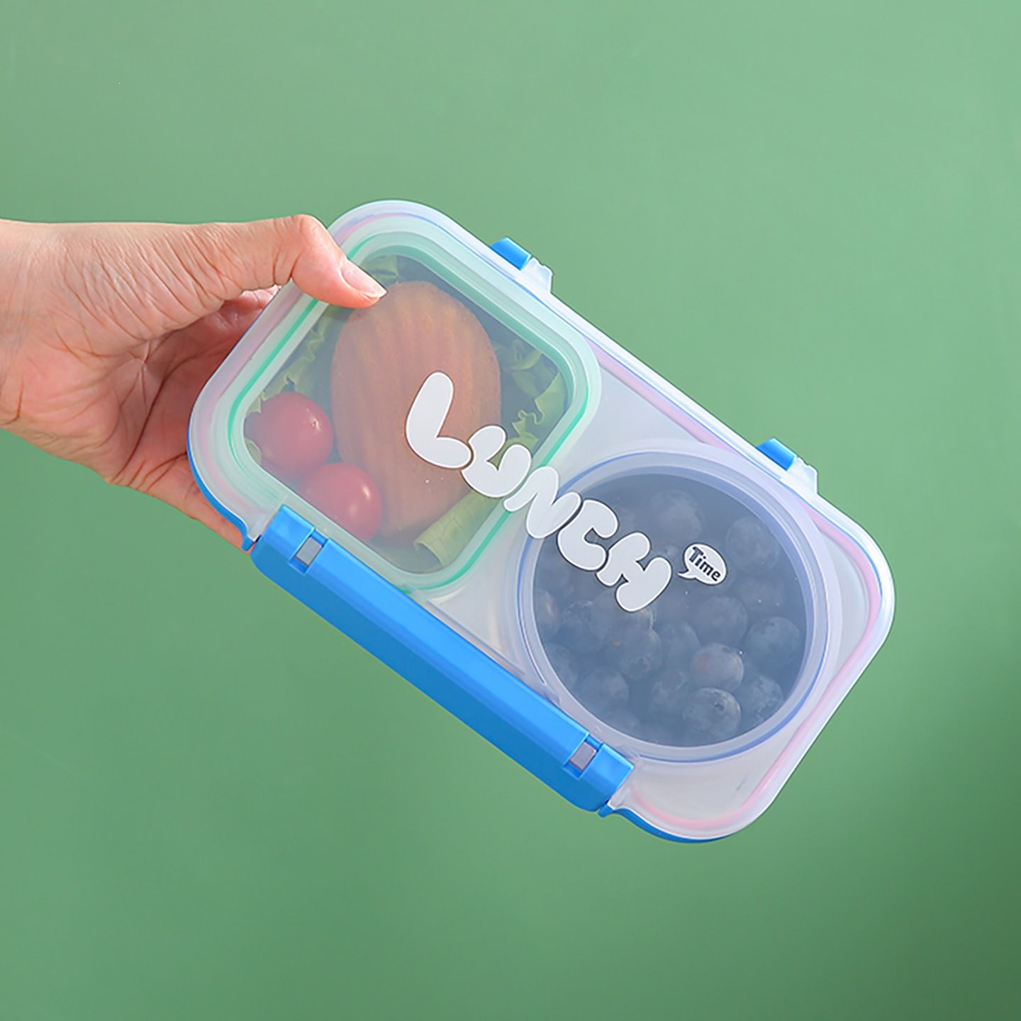 Student Minimalist 304 Stainless Steel Compartment Lunch Box Office Worker Bento Box Stylish Portable Lunch Box Freshness Box