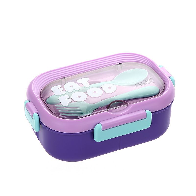 Office Worker Minimalist 304 Stainless Steel Compartment Lunch Box with Cutlery Student Portable Lunch Bento Box Water Cup