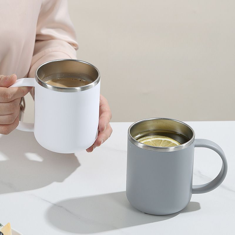 Household 304 Stainless Steel Mouthwash Cup Couple Toothbrush Cup Wash Cup Minimalist Student Milk Cup Tumbler Cup