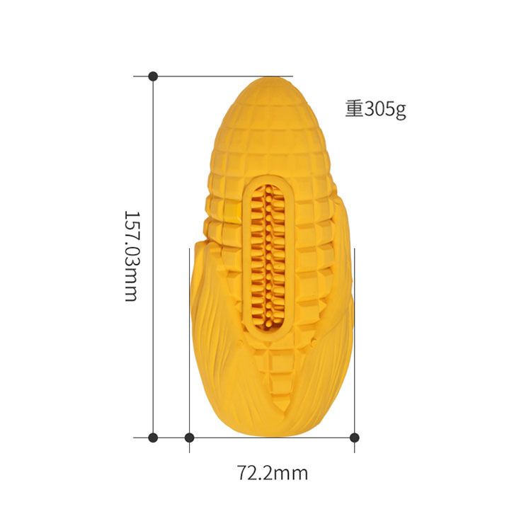 Pet Wholesale Amazon Meat Corn Chew-Resistant Chew Stick Self-Play Bacon Flavor Squeaky Toy