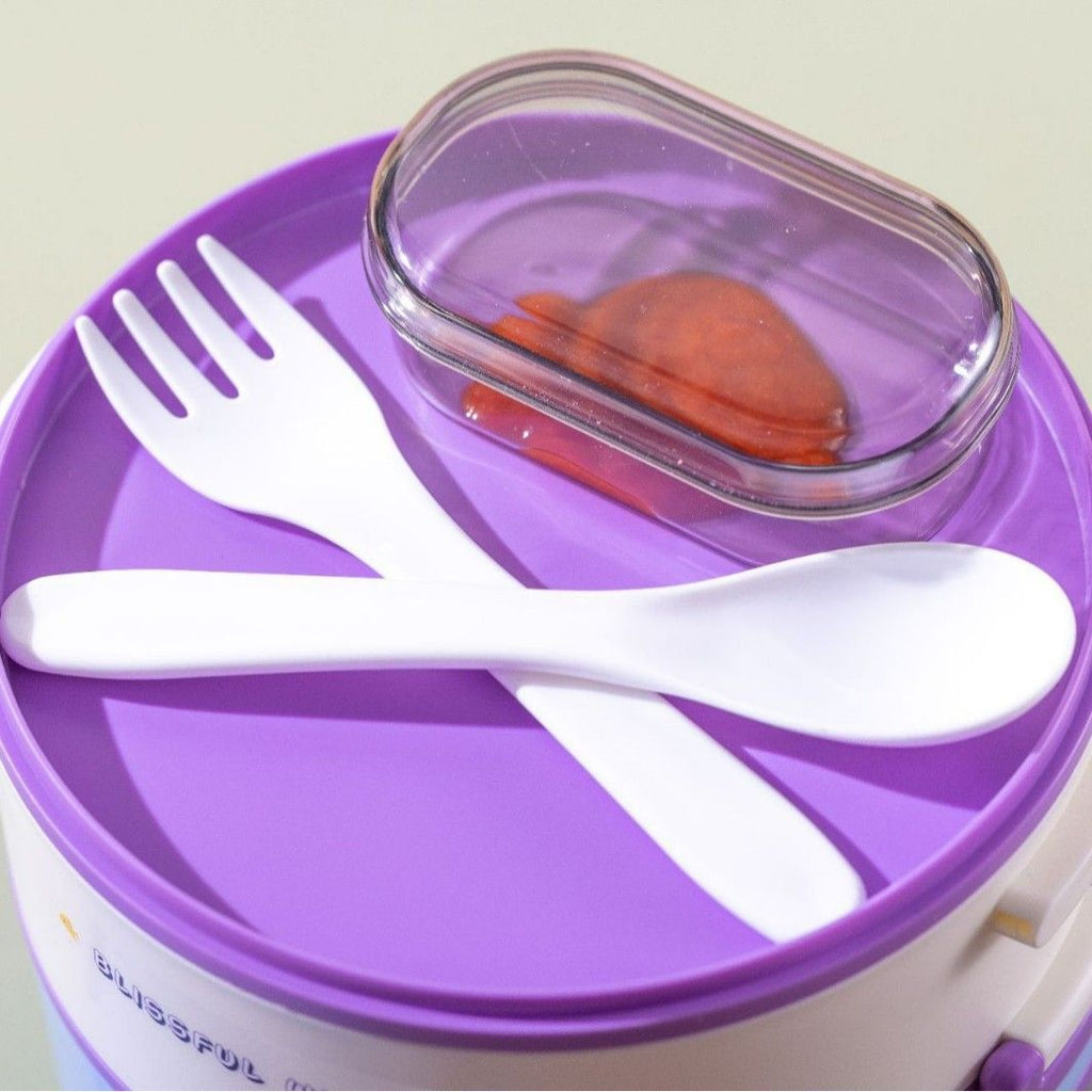 Fiambrera Bento de Plástico al por Mayor, Recipiente Portátil para Preparar Comidas