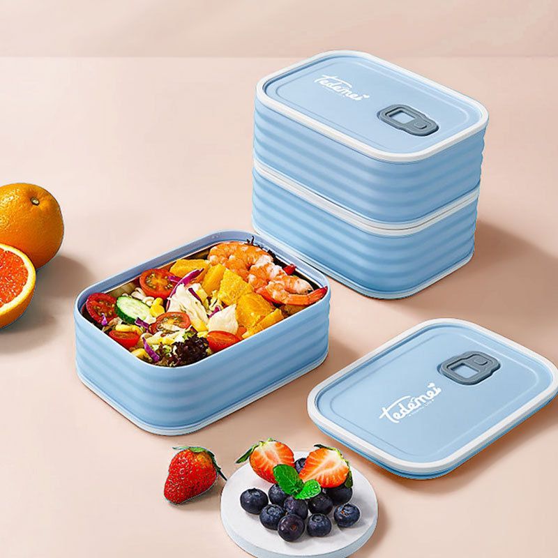 Fiambrera Bento de Acero Inoxidable 304 al por mayor, para marcas de preparación de comidas