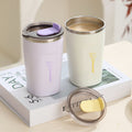 Wholesale 304 Stainless Steel Kids Water Cup, with Lid Cute Portable Drinking Cup