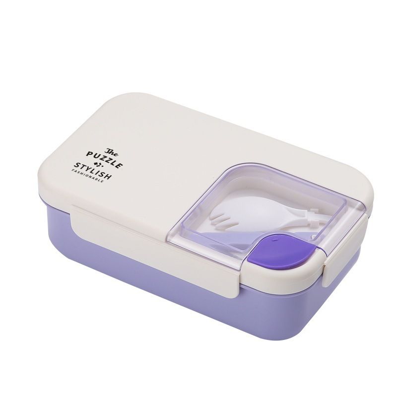 Fiambrera Bento de plástico al por mayor, con compartimentos