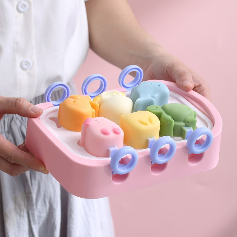 INS Trending Boat Silicone Ice Mold DIY Kids Homemade Popsicle Mold Ice Cream Popsicle Mold Ice Tray Ice Maker Box