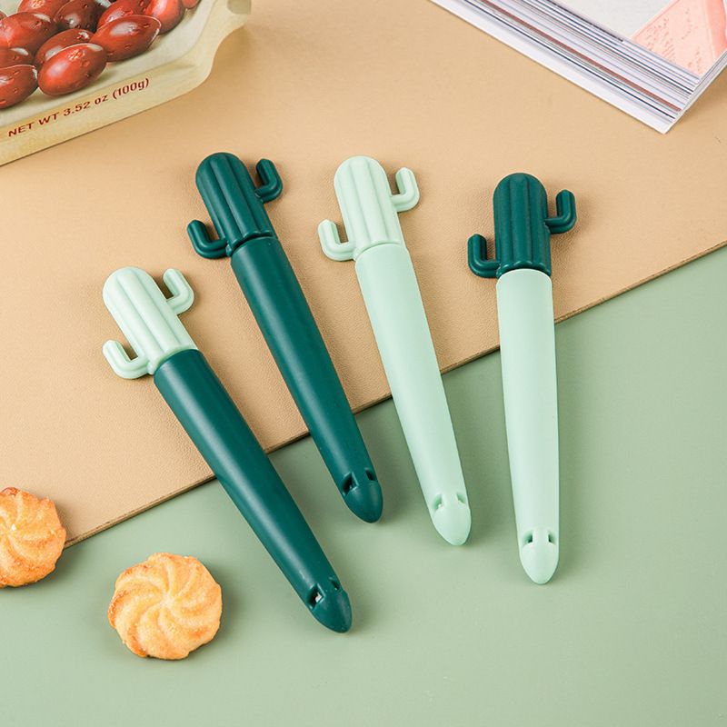 Clip Sellador de Bolsas Plástico al por Mayor, Clip de Cocina Cactus Diseño Colorido