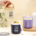 304 Stainless Steel Soup Cup Student Portable Breakfast Cup Milk Cup Stylish with Cutlery Oatmeal Cup Porridge Jar
