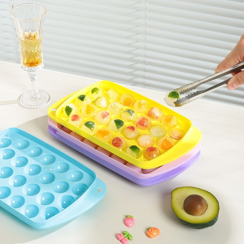 Bandeja de plástico para cubitos de hielo al por mayor, para bebidas de verano