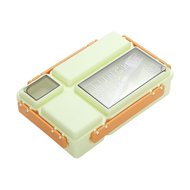 Student Compartment Large Capacity Lunch Box Office Worker Microwave Safe Lunch Bento Box Buckle Food Container