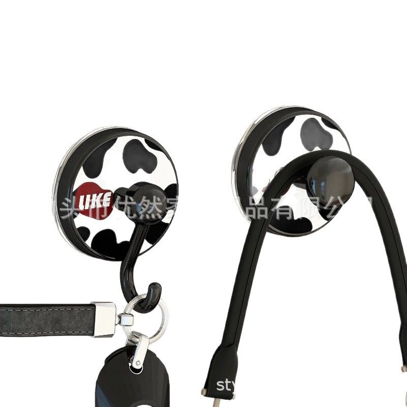 Household Entryway Suction Cup Hook No-Drill Key Holder Hat Holder Storage Bathroom Bedroom Bag Organizer Rack
