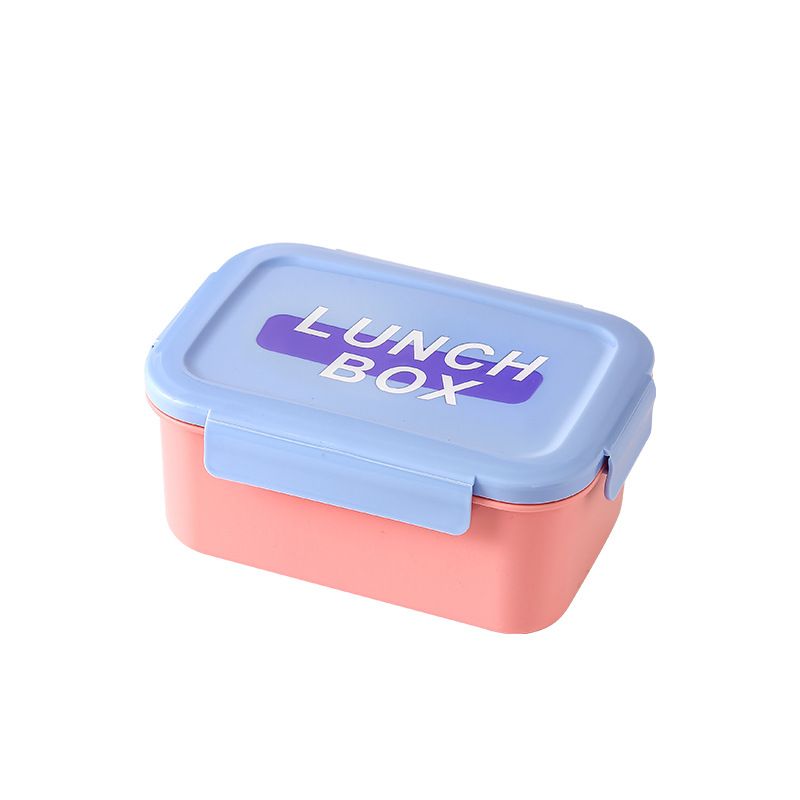Minimalist Student 304 Stainless Steel Buckle Compartment Lunch Box Adult Lunch Bento Box with Lid Double-Layer Food Container