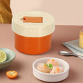 Japanese Style 304 Stainless Steel Portable Soup Cup Student Cafeteria Girls Food Container Custom Logo Print