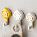 Cheese Pattern Kitchen Bathroom Rotating Suction Cup Hook No-Drill Bathroom Towel Adhesive Hook