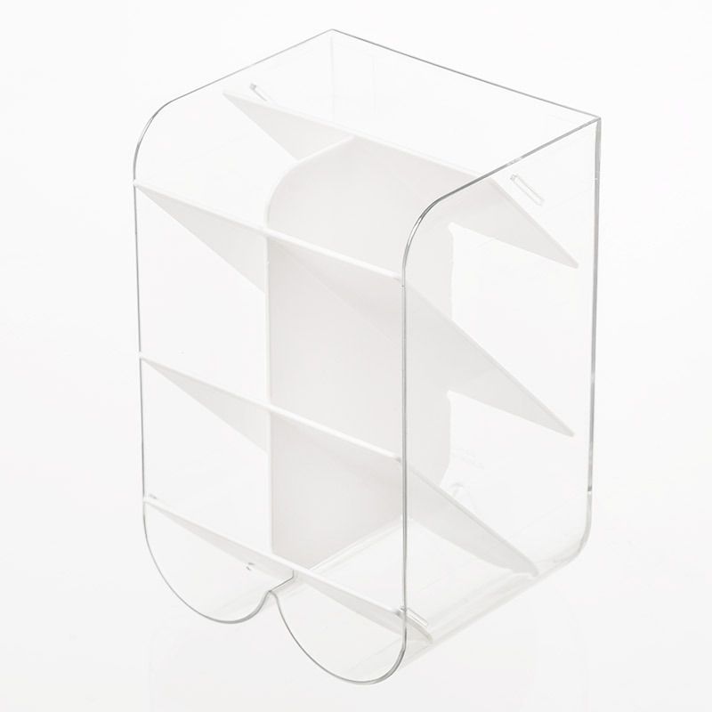 Student Dorm Desktop Pen Holder Storage Box Slanted Insert Pen Stand Office Document Storage Organizer Box