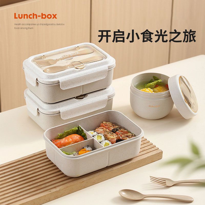 Fiambrera Bento al por mayor, Fiambrera estilo Bento, Trigo