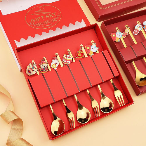 Wholesale 304 Stainless Steel +PP Tableware Set, Spoon and Fork Utensil Set