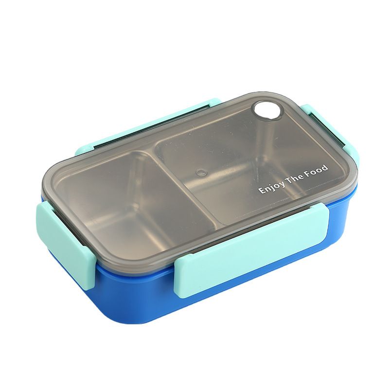 Korean Style Student Meal Prep Compartment Lunch Box Office Worker Lunch Box Microwave Safe Portable Buckle Bento Box