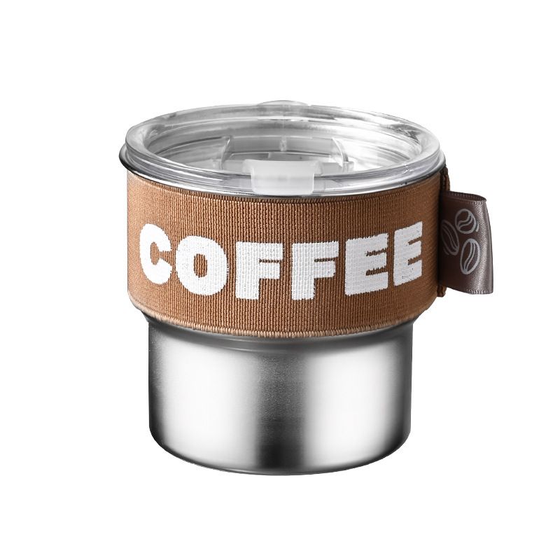 Wholesale 304 Stainless Steel Kids Water Cup, Lid Cup with Handle
