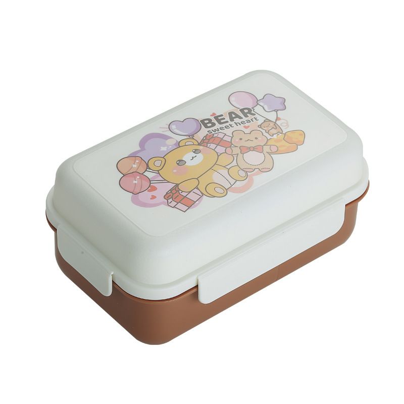 Fiambrera Bento de Plástico al por Mayor, para Viajes y Picnics