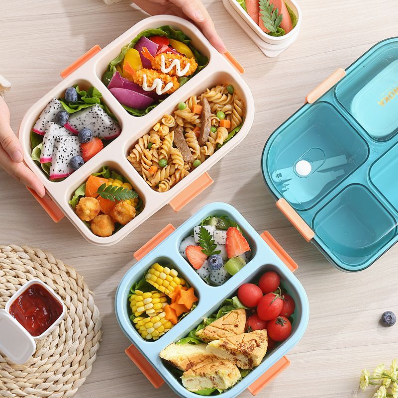 Fiambrera Bento de Silicona al por Mayor, para Niños y Estudiantes