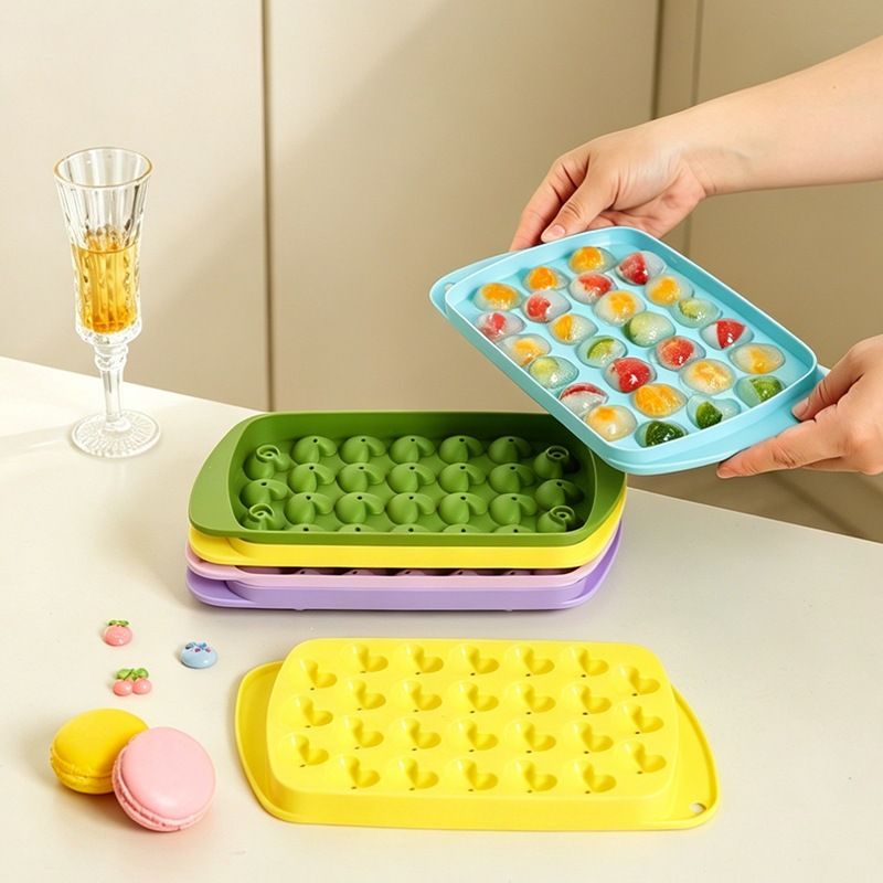 Bandeja de plástico para cubitos de hielo al por mayor, para bebidas de verano