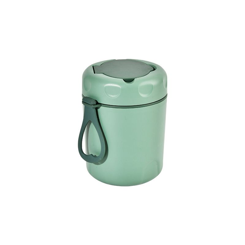 Student Japanese Style Water Cup Office Worker 304 Stainless Steel Tumbler Cup Soup Cup and Porridge Jar with Spoon Gift