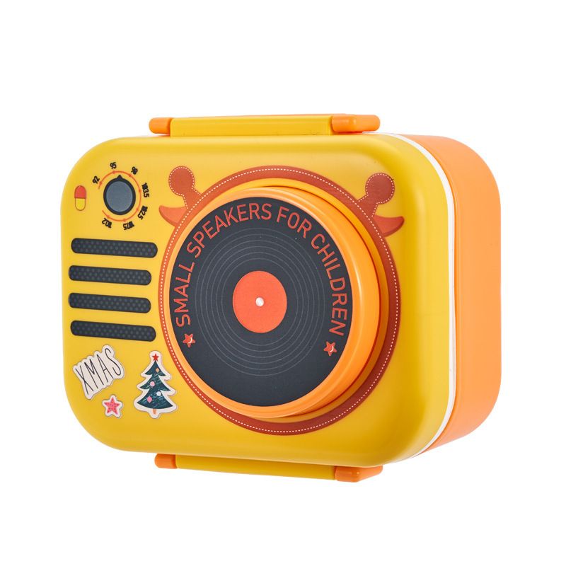 Shape Cartoon Kids Compartment Lunch Box with Spoon and Fork Baby Baby Food Box Infant Portable Outdoor Small Food Container