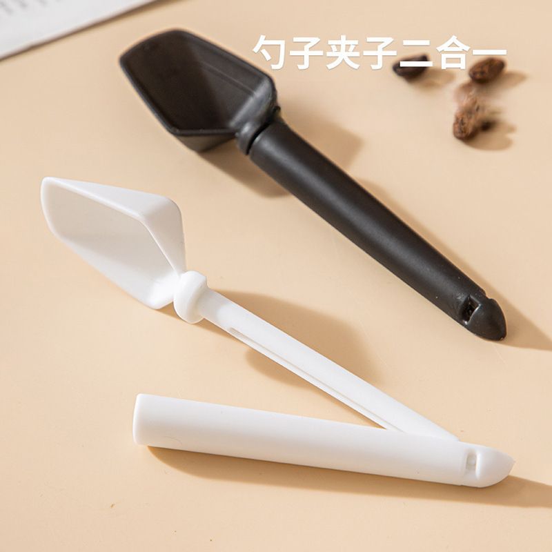 Creative with Spoon Snack Bag Sealing Clip Spoon Kitchen Storage Snack Bag Sealing Clip Fresh-Keeping Plastic Clip