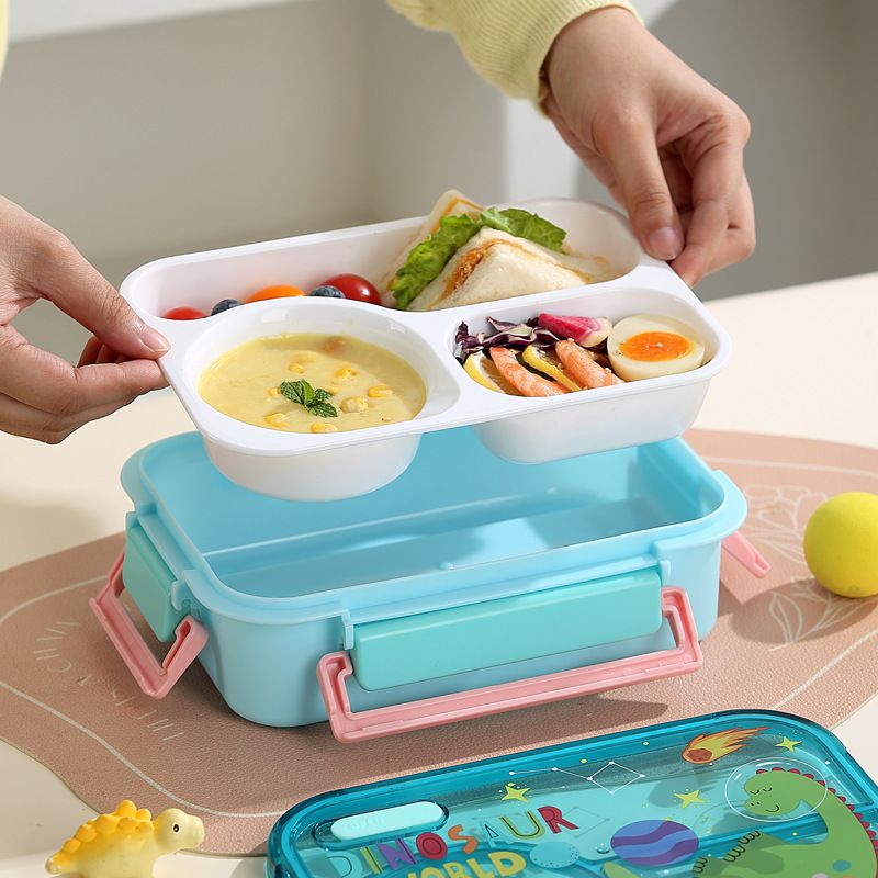 Fiambrera Bento de PP de grado alimenticio al por mayor, Fiambrera estilo Bento