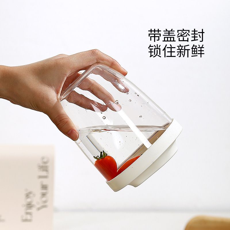 INS Salad Cup Picnic Fruit Cup Double-Layer Draining Office Worker Portable Breakfast Cup Student Soup Cup Milk Cup
