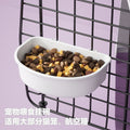 Pet Cat Cage Bowl Hanging Carrier Hanging Bowl Cat Bowl Dog Bowl Bird Bowl Anti-Spill Hanging Feeding Bowl Pet Supplies