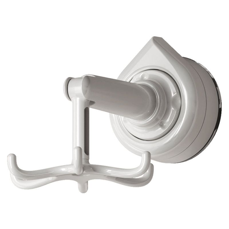 Home Kitchen Six-Claw Hook Suction Cup Rotating Hook No-Drill Wall-Mounted Pots and Spatulas Soup Ladle Storage Organizer Rack