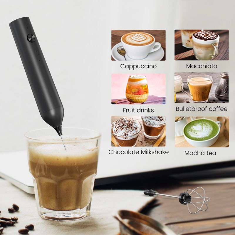 Home Kitchen Electric Egg Beater Small Model Cream Whisking Stirring Rod Egg Beater Cake Handheld Milk Frother