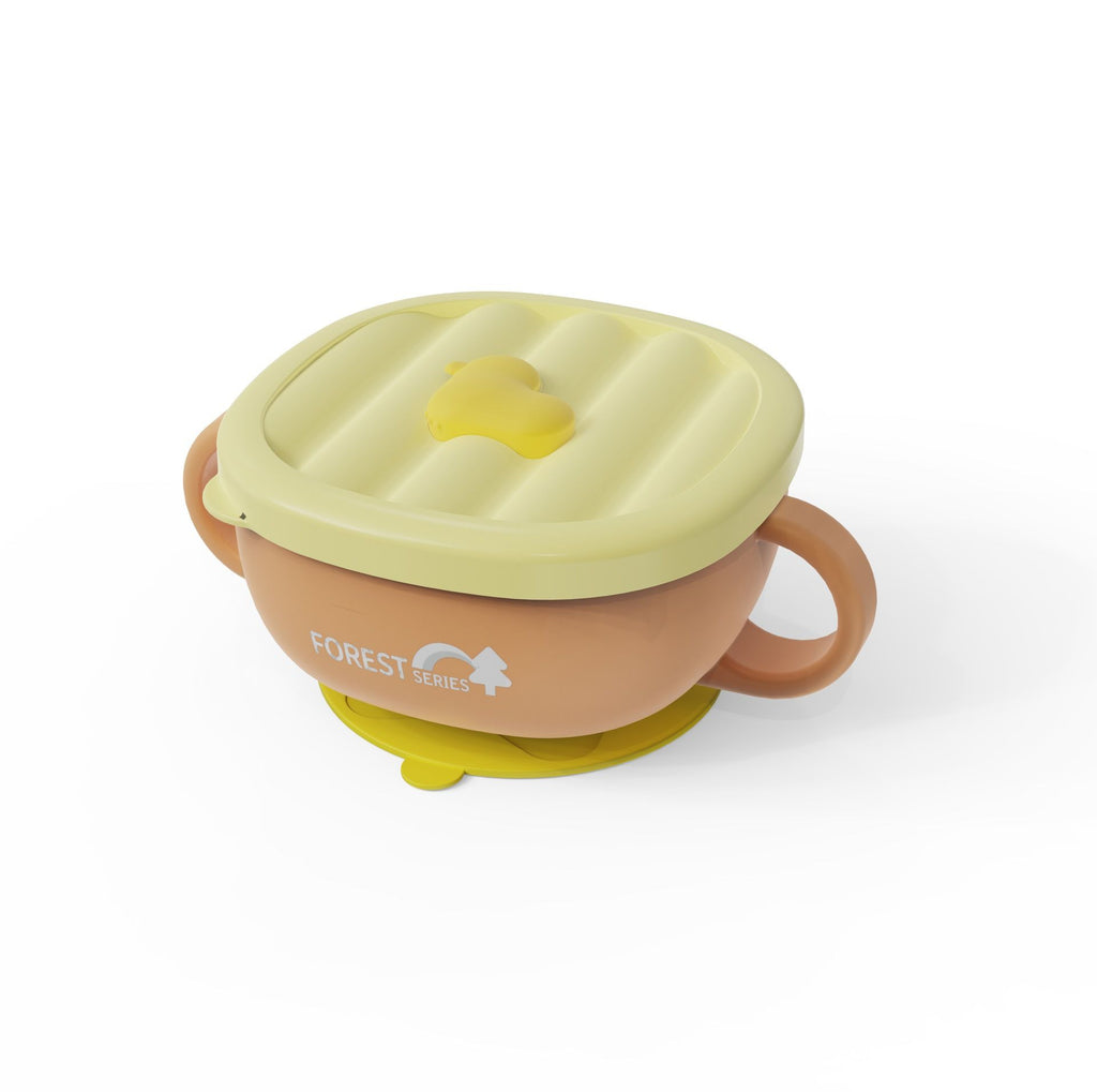 Infant 316 Stainless Steel Baby Food Bowl Baby Kindergarten Eating Learning Bowl Kids Feeding Tableware Suction Bowl