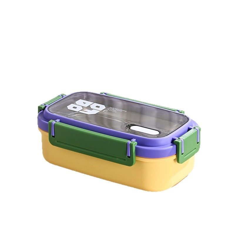 Fiambrera Bento Apilable de Acero Inoxidable 304 al por Mayor, Contenedor de Alimentos