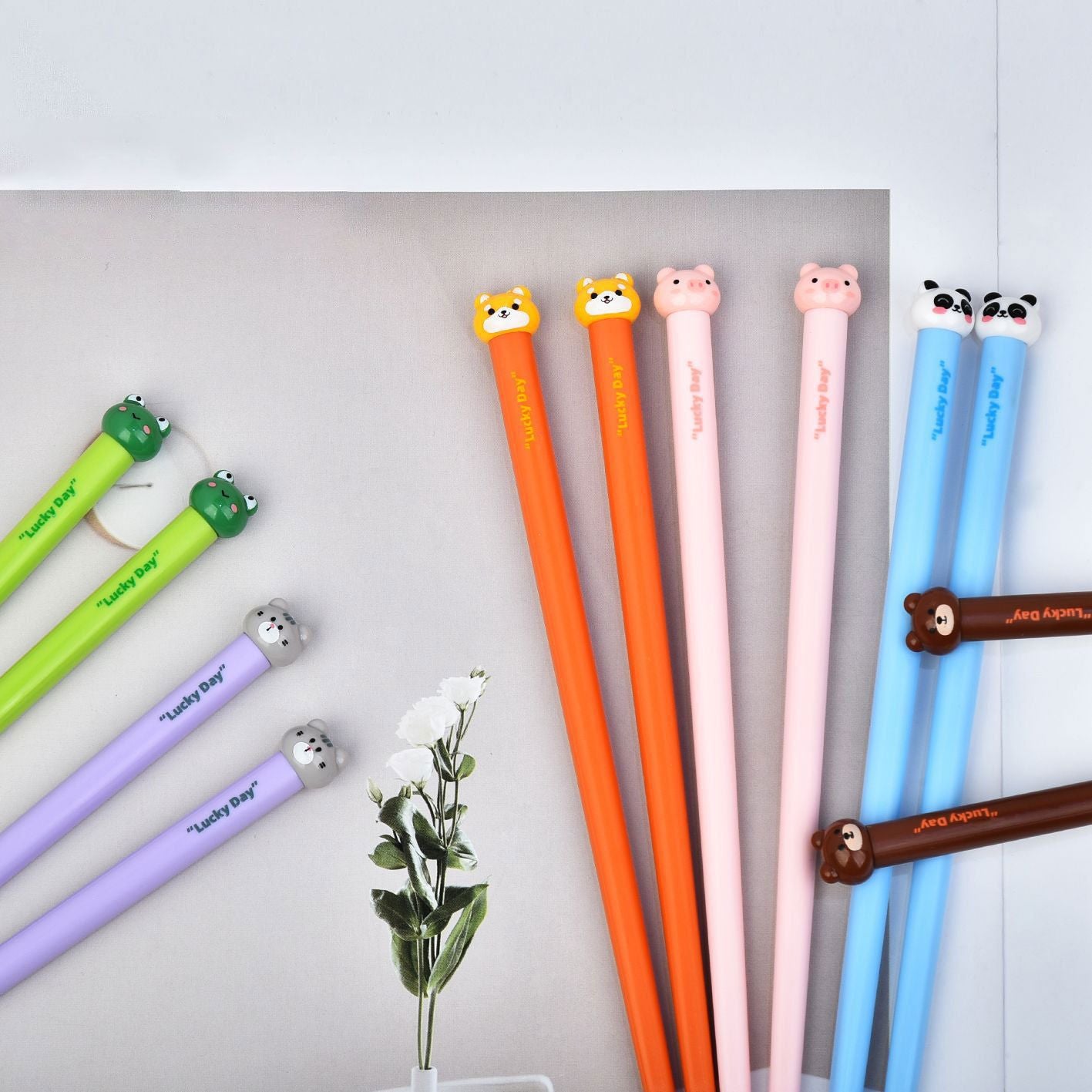 Palillos de plástico al por mayor para niños, palillos de aprendizaje para niños