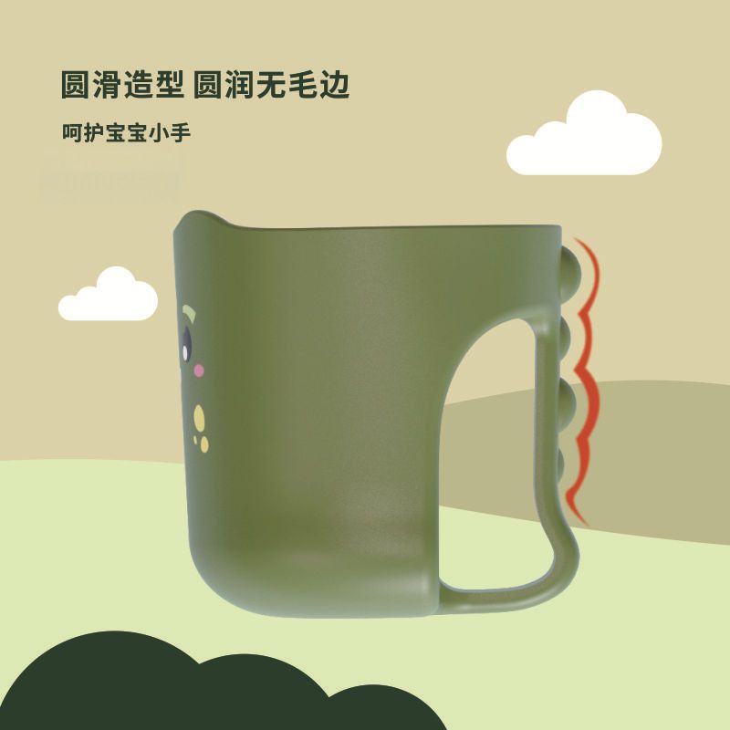 Cartoon Household Kids Water Cup Infant Baby Mouthwash Cup with Handle Outdoor Travel Cup Customizable Print