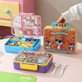 Fiambrera Bento al por mayor de PP/PC/Silicona, para viajes y picnics