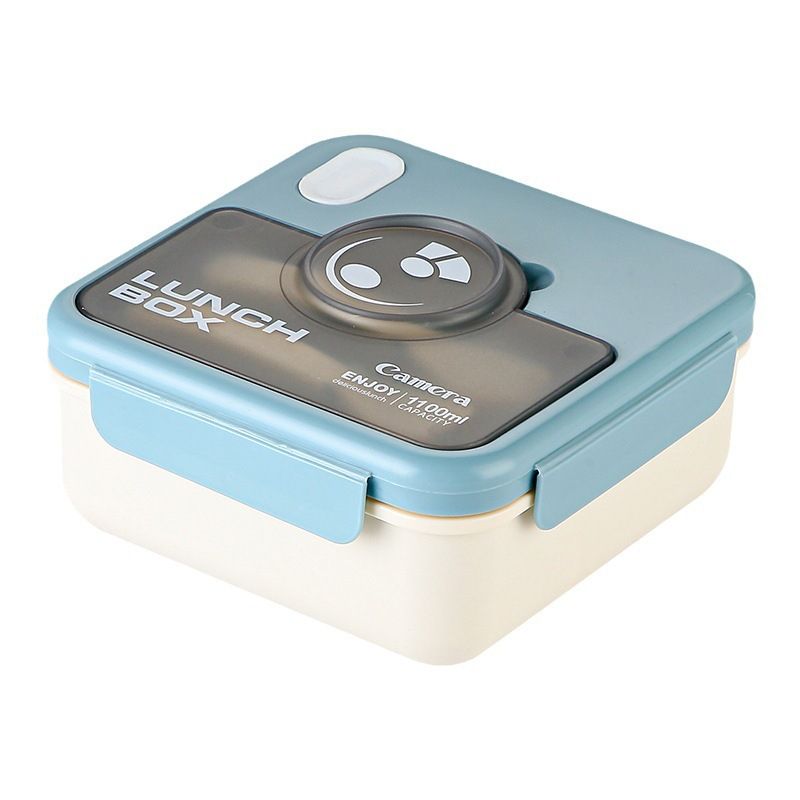 Creative Shape Student Japanese Style Compartment Plastic Lunch Box Microwave Safe Office Worker Bento Lunch Box